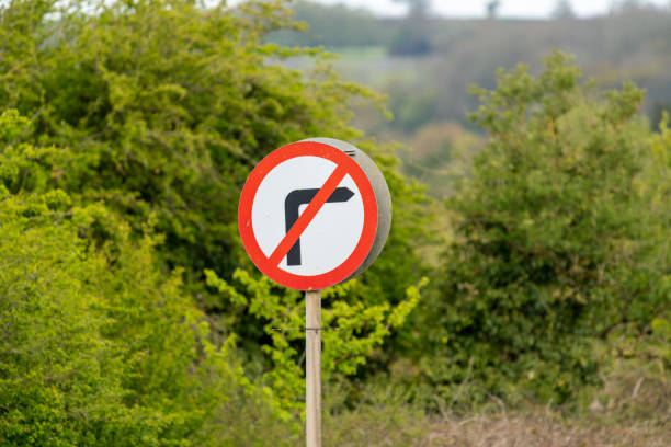 istock No right turn United Kingdom road warning sign 1316022489
