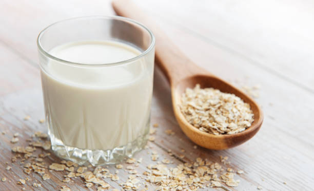 istock Vegan oat milk, non dairy alternative milk 1316024614