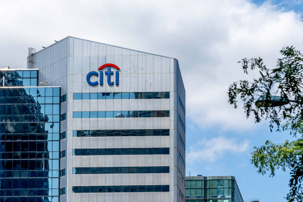 Citi office building in Toronto, Canada. stock photo