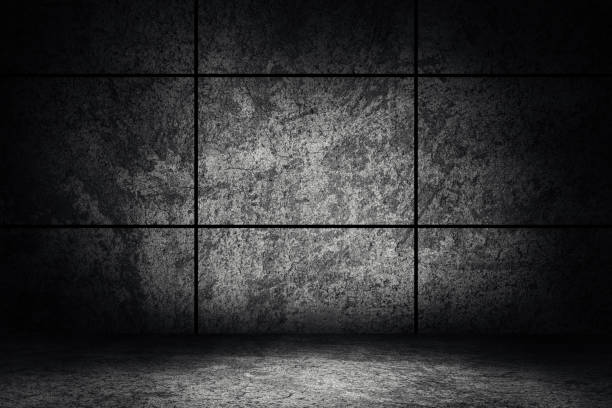 istock Studio dark room concrete floor grunge texture background. 1316038113