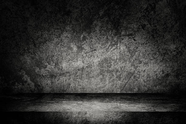 istock Studio dark room of Plaster concrete grunge texture background for use display product. 1316038150