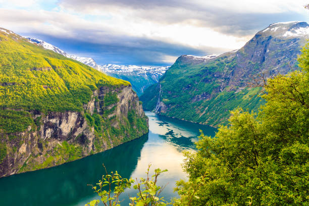 istock View on Geirangerfjord from Flydasjuvet viewpoint Norway 1316038914