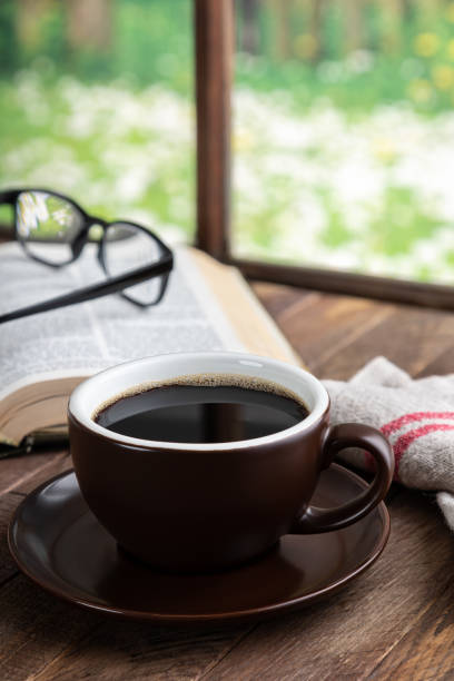 istock Cup of Coffee and Book 1316040145