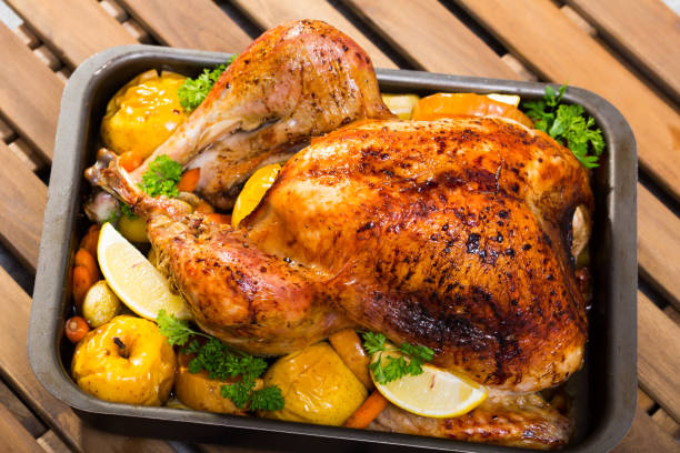 istock Image of baked turkey 1316041838