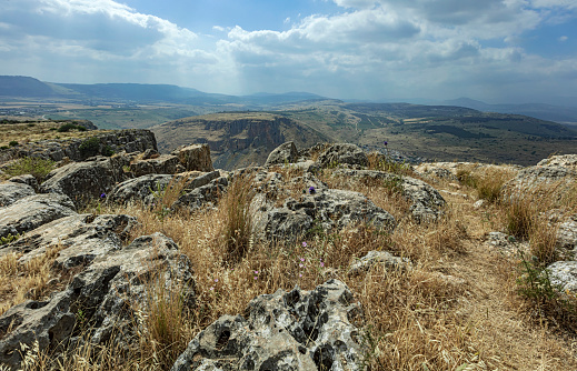 On Mount Arbel, looking north