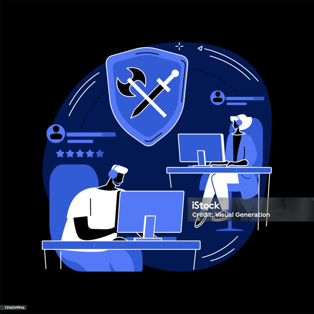 Mmorpg Vector Mmorpg Abstract Concept Vector Illustration Stock Illustration ...