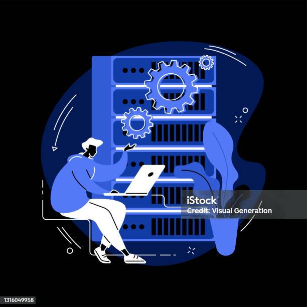 Big Data Developer Abstract Concept Vector Illustration Stock ...