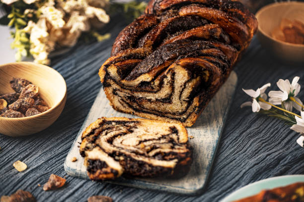 istock Swirl brioche or chocolate braided bread 1316054513