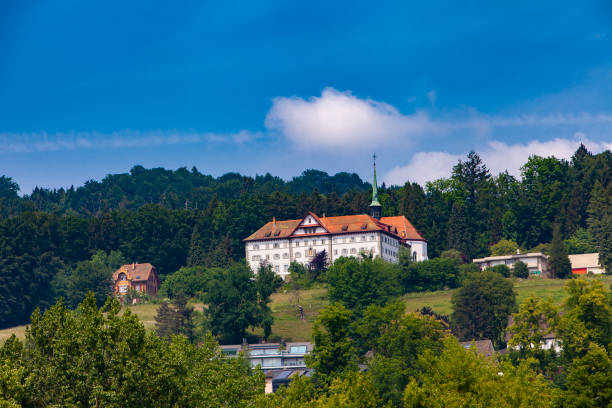 Monastery Saint Anna on Lucerne lake in Switzerland
