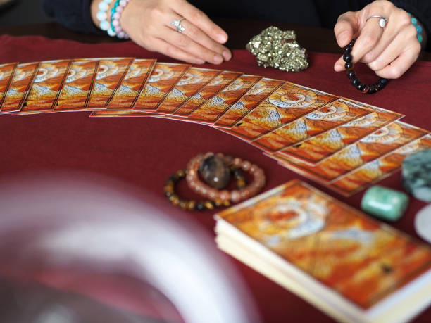 istock tarot card reading fortune teller astrologer divination selected focus 1316059159