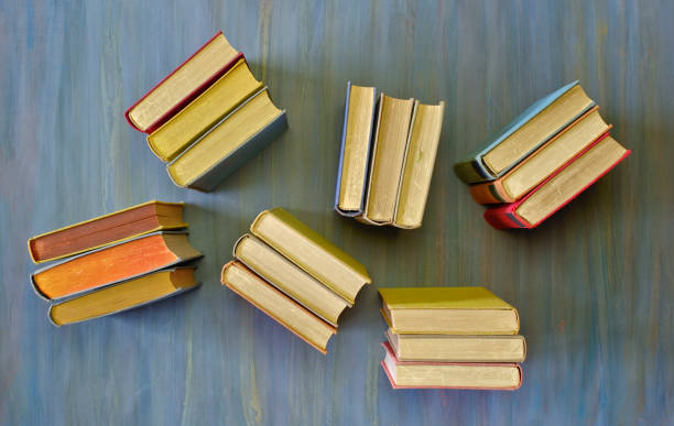 istock rows of books,reading,literature,education,library,home office concept,  large copy space 1316060962