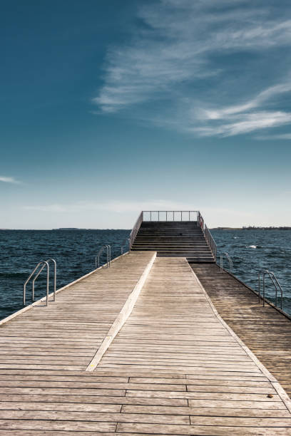 istock Faaborg harbor bathing swimming ramp at the marina, Denmark 1316061013