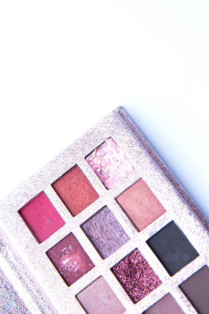 istock Eyeshadow colorful palette for makeup on a white background 1316062360