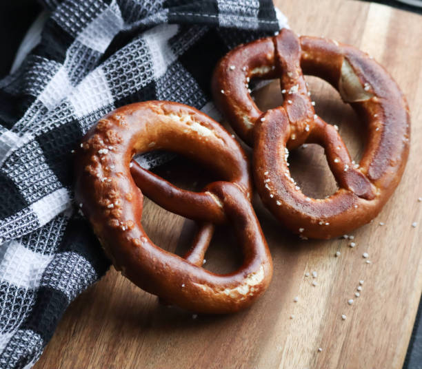 istock 2 baked pretzels with salt 1316063207