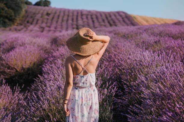 istock Woman in a lavender field 1316064674