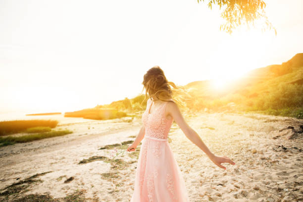 istock Happy woman on the beach 1316066214