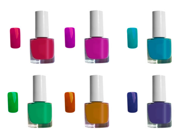istock nail polish spilled on white background beauty 1316066271