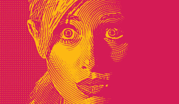 Retro Style illustration of woman with frightened expression Retro Style Film Noir illustration of woman with frightened expression comic book women pop art distraught stock illustrations