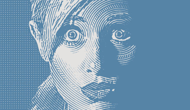 Retro Style illustration of woman with frightened expression Retro Style Film Noir illustration of woman with frightened expression comic book women pop art distraught stock illustrations