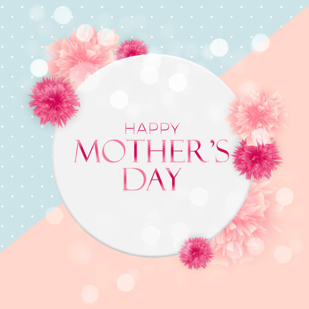 istock Thanks for everything, Mom. Happy Mother's Day Cute Background with Flowers. Vector Illustration 1316067887