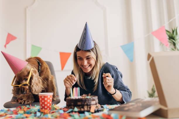 istock Dog's birthday celebration 1316068829