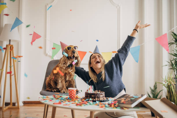 istock Dog's birthday party 1316069007