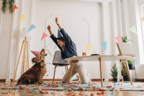 istock Dog's birthday party 1316069086