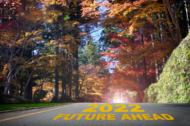 istock 2022 future ahead word on road surface with autumn season background 1316073822