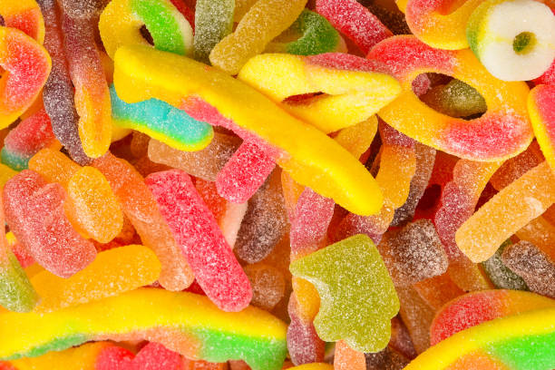 istock Assorted gummy candies. Top view. Jelly  sweets. 1316081553