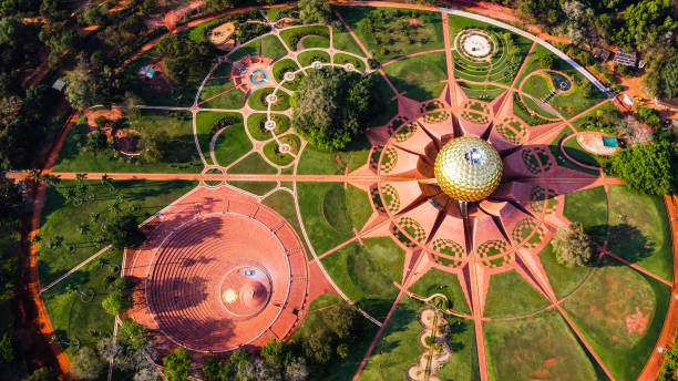istock Arial View of Auroville 1316082628