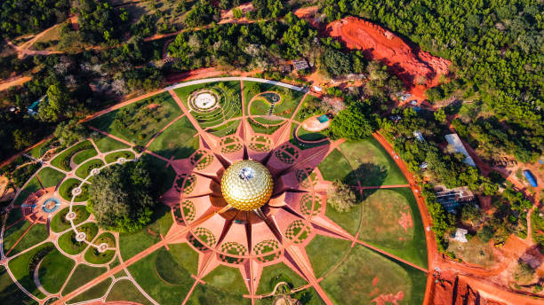 istock Arial View of Auroville 1316082629