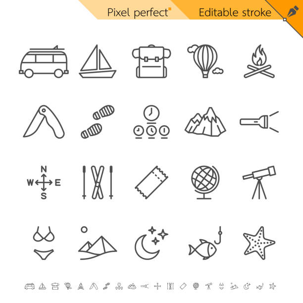 traveling_2 - sailboat sign nautical vessel shape stock illustrations