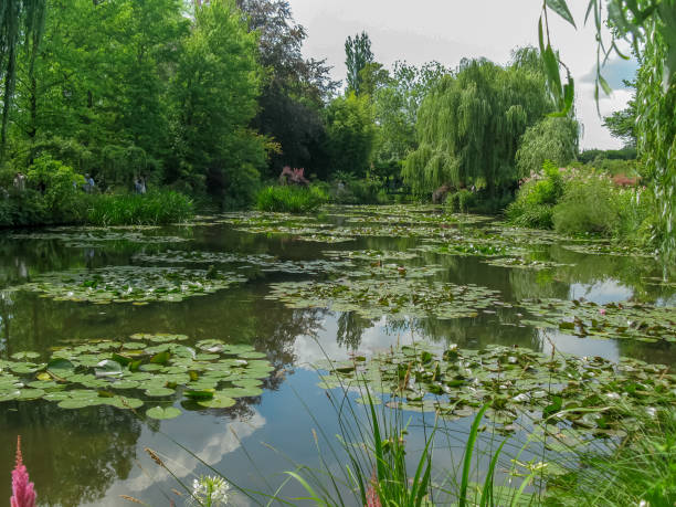 istock Monet's garden at the Giverny city 1316091307