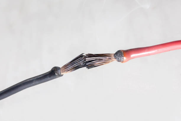 istock short circuit of electrical wiring sparks molten wires selective focus 1316092459