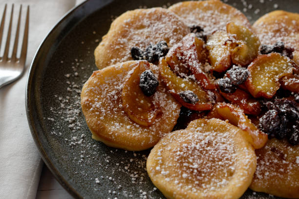 istock Apple pancake with caramelized apple slices and raisins 1316094508
