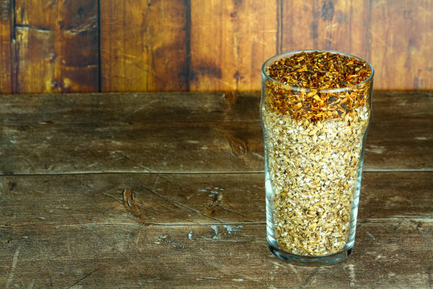 istock Pint glass filled with barley malt 1316096849