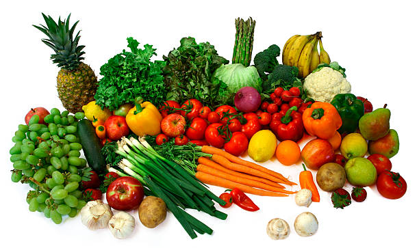 istock Large group of fresh fruits and vegetables 131610082