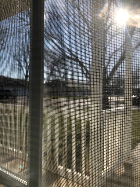 istock Front porch with white fence 1316101875