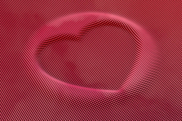 istock Pixelated heart symbol made from red cylinder, mosaic pattern. 3d Rendering 1316103518
