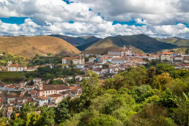Founded at the end of the 17th century, Ouro Preto (Black Gold in portuguese) is a major tourist destination and considered a World Heritage Site by Unesco because of its outstanding Baroque architecture.
