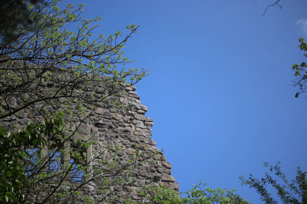 Ancient castle turning to rubble