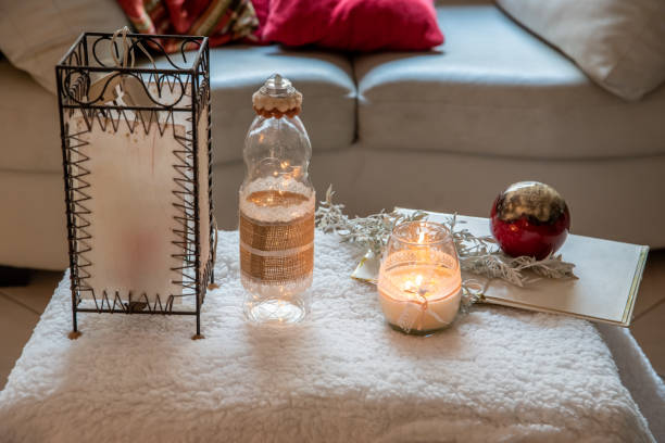 istock Scented wax and perfume candles with different scents 1316113566