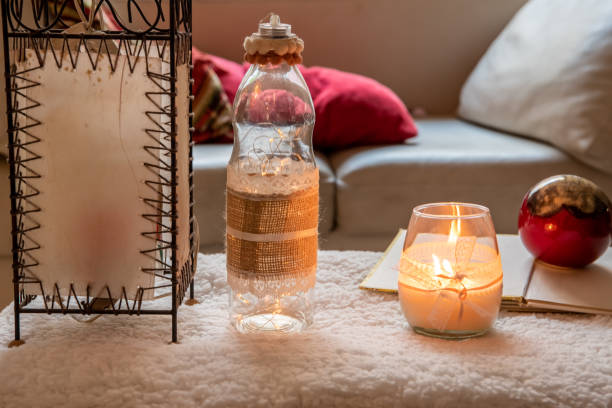 istock Scented wax and perfume candles with different scents 1316114466