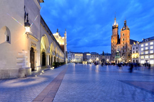 istock Old Town square in Krakow, Poland 1316114959