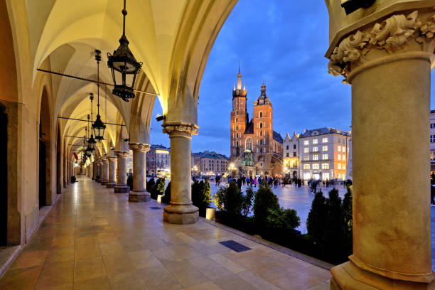 istock Old Town square in Krakow, Poland 1316114991