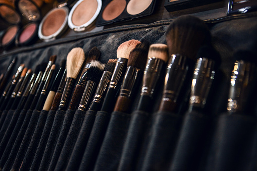 Set Of Cosmetic Brushes