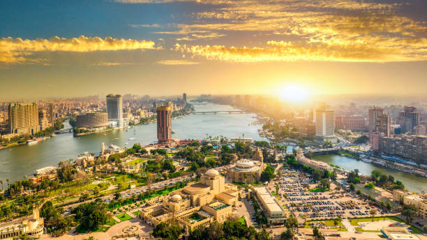 istock Sunset in Cairo city 1316120781