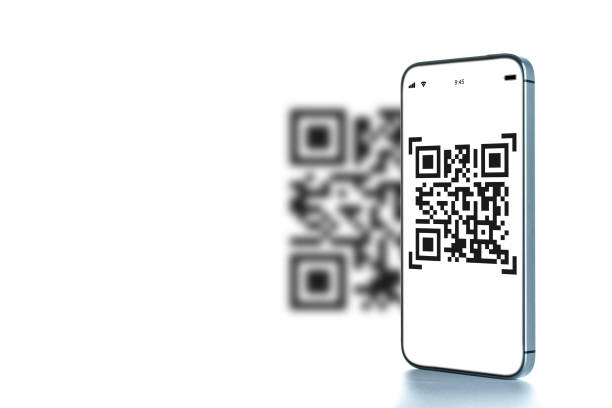 qr-code-zahlung. digitales handy mit qr-code-scanner auf smartphone-bildschirm für zahlung zahlung, scannen barcode-technologie. online-shopping, bargeldloses gesellschaftstechnikkonzept. - bar code medicine healthcare and medicine label stock-fotos und bilder