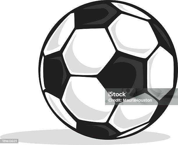 Soccerball - Arte vetorial de stock e mais imagens de Bola de Futebol - Bola de Futebol, Banda desenhada - Produto Artístico, Futebol