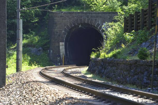 istock railroad tunnel as a passageway in train transportation 1316136952
